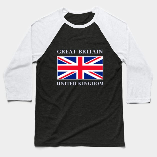 UK Great Britain Baseball T-Shirt by Madi's shop